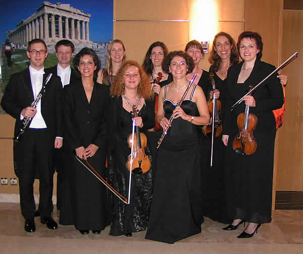 The Johann Strauss Ensemble Vienna at the “Wien-Ball” 2005 in the Olympic City Athens